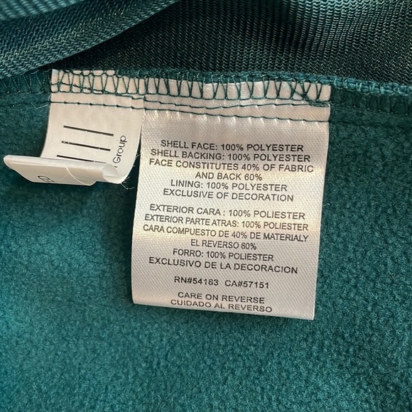 NWT XL NFL.com Philadelphia Eagles‎ Soft Shell Zipper Coat with Removable Hood - Picture 14 of 16